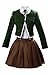 Oakamy Chihiro Fujisaki Cosplay Costume Cameriera Koizumi Mahiru JK Uniforme Halloween Natale Cosplay Sailor Suit Anime Exhibition Uniforme Costume, Verde, L