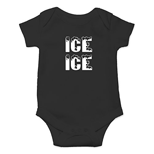 Crazy Bros Tees Ice Ice Baby Bodysuit - Funny Infant Outfit Boy Girl Clothing Adorable Romper Unisex Clothing