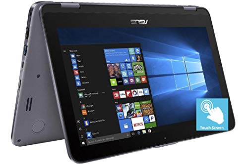 ASUS Vivobook Flip 11.6 HD 2-in-1 Convertible Touchscreen Laptop, Intel Celeron N3350 4GB