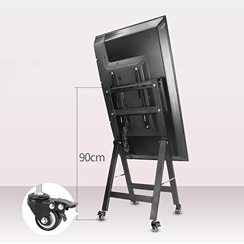Soporte universal para TV de piso portátil 108 cm con ruedas miniatura 4