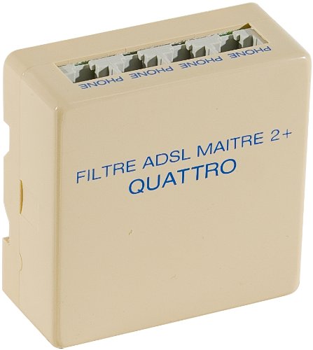 CONECTICPLUS Filtre ADSL Maitre pour Rail din