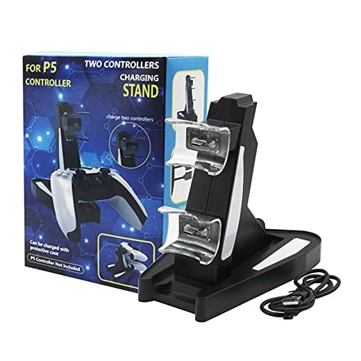 Carregador Duplo Para 2 Controle DualSense Para PlayStation 5 Base Torre
