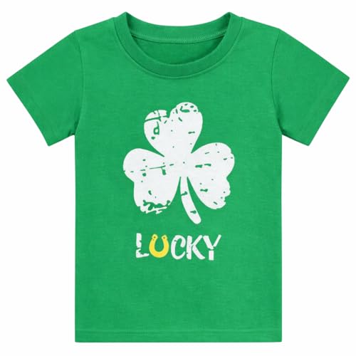 Image of Kids St. Patrick's Day Shirt Boys and Girls Green T-Shirt Clothing 4-12 Years