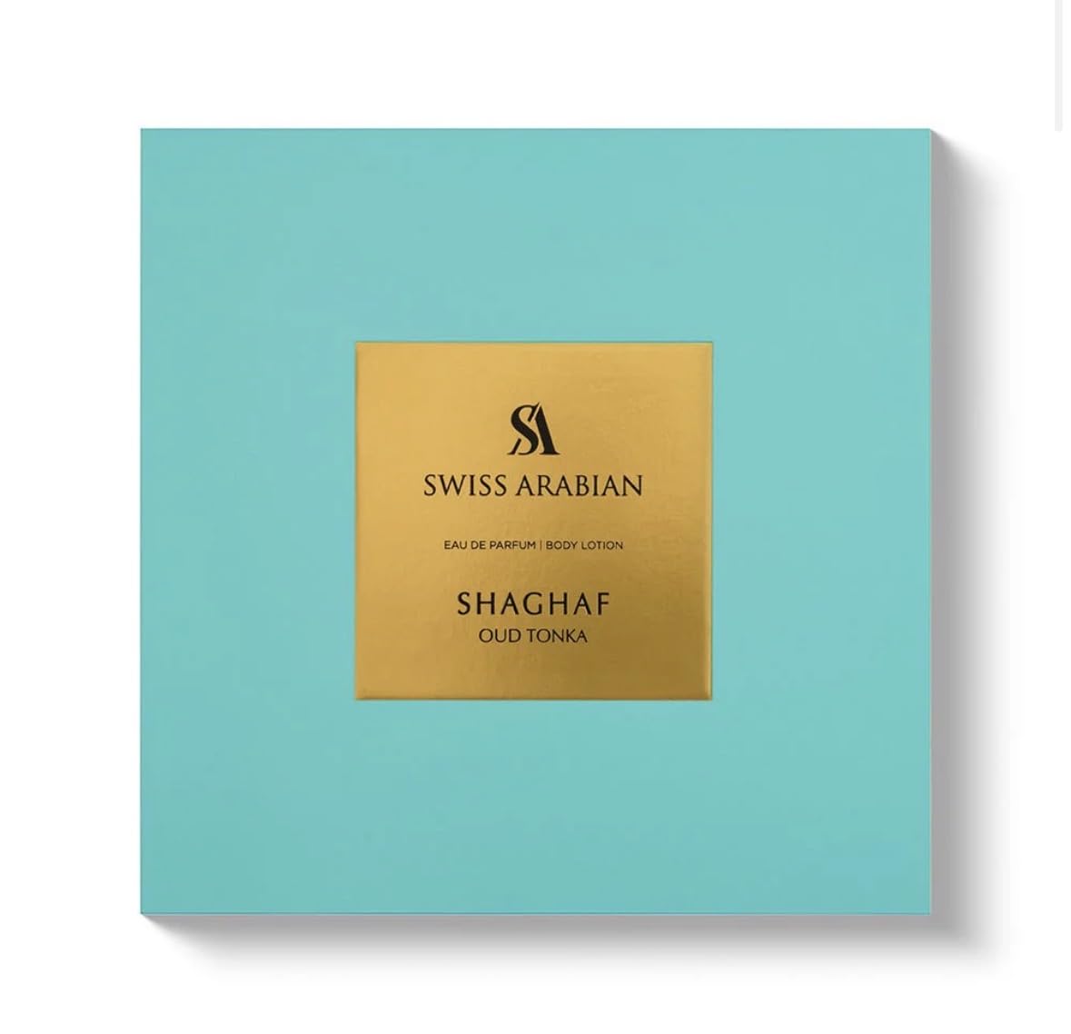 Swiss Arabian Shaghaf Oud Tonka Eau de Parfum 75 ml mit Body Lotion 300 ml Geschenkset