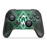 DeinDesign Skin kompatibel mit Nintendo Switch Pro Controller Folie Sticker SV Werder Bremen Offizielles Lizenzprodukt Wappen