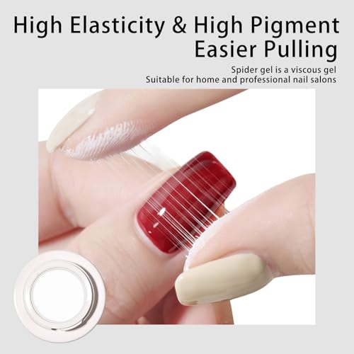 Gel blanco para uñas línea arte, tamaño S miniatura 3