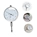 PRETYZOOM 1Pc High Precision Dial Indicator Measuring Tool for Accurate Measurement Shockproof Design Smooth Adjusting Bezels for Mechanical and Industrial Use