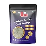 8AM Instant Millet Oats Porridge, 375g | 10% Dry fruits, Nuts & Seeds with 6 millets | Rich in Protein & Fiber, Nutritious & Healthy Breakfast Cereals, Essential for Good Health