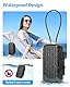 Brifit Tragbarer Tresor, Strandsafe mit Zahlencode, Wasserdichte Aufbewahrungsbox mit 6.3mm Stahlseil, Reisesafe für Reisen, Strand, Auto, Zuhause & Büro (23,5x13,5x5,8cm)
