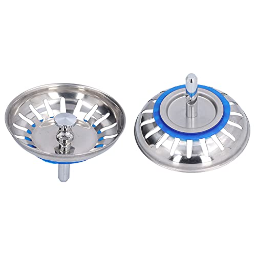 Coladores para fregadero de acero inoxidable 2 piezas miniatura 5