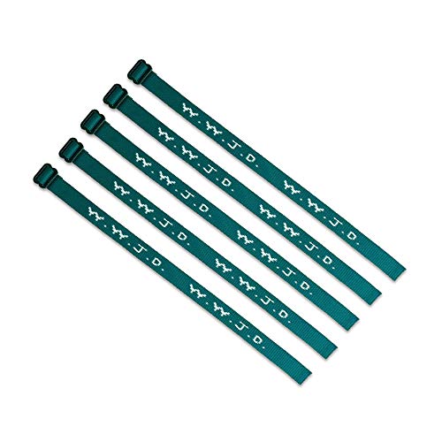 (5) Pack - W.W.J.D. Bracelets - 22 Individual Colors To Choose From - Mix and Match (Dark Green)