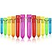 HESTYA 12 Pcs Multicolor Ballpoint Pen 10-in-1 Christmas Shuttle Pens 0.5 mm Retractable Ballpoint Pens Colorful Plastic Neon Pen for Christmas Office Supplies Gift