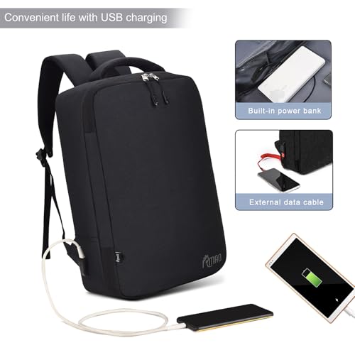 Image of IRMAO Large Capacity Classic Fashion Multi Functional Business Backpack Durable Daily Waterproof Travel Laptop Backpack (D HAND)