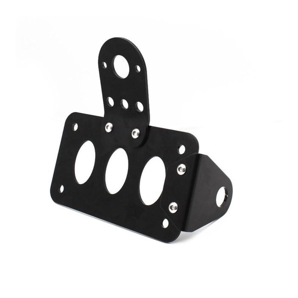 Support de plaque d'immatriculation latéral avec feu arrière de moto stop - 8