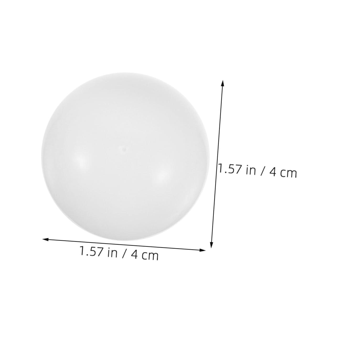 Abaodam Plastic Table Tennis Balls 100pcs Bulk Pack Glow in Dark Reusable Ideal for Practice Parties Outdoor Games