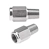 OTOTEC 2X 1/8NPT to M10x1.0 Pressure Pressure Gauge Reducer Connector Automobile #4