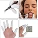 200 PCS Disposable Latex Finger Cots, Black+ White Finger Sleeves Thumb Protectors Gloves Protective Elastic Rubber Fingertip Protector Cots for Electronic Repair, Beauty, Handmade, Industrial Apply