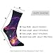 SyXIOP Purple Wolf Fashion warm crew socks running casual wicking white socks men (2-Pair)