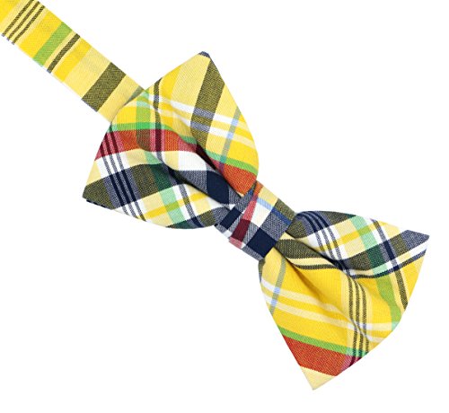 Ocia® Mens Cotton Plaid Handmade Bow Tie -Om65 #TOP2