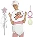 Produktbild Party-Teufel® Komplett Kostüm Damen Riesen Baby mit Windel Lätzchen Babymütze Zauberstab Riesen-Quietsche-Schnuller Junggesellenabschied