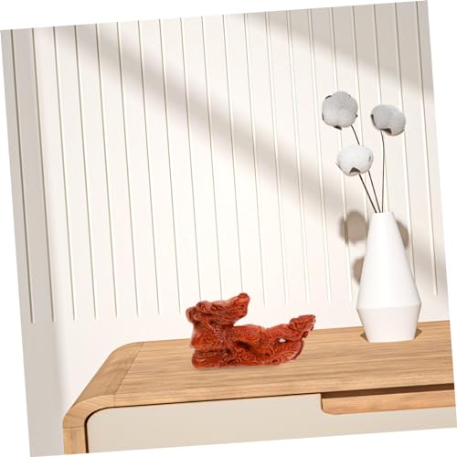 Dragon en bois du zodiaque MAGICLULU marron, cadeau de table idéal - 8