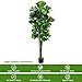Goplus Fake Fiddle Leaf Fig Tree, 6FT Tall Artificial Tree Greenery Plants in Pots, Decorative Faux Trees for Indoor Home Office