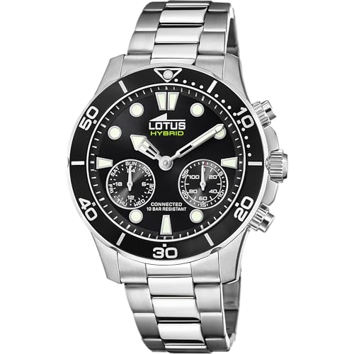 LOTUS Orologio Intelligente Uomo Ibrido Connected Acciaio Inox 316L -