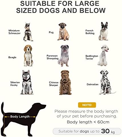 PawHut Large Elevated Dog Cat Sleep Bed Portable Camping Basket Raised Outdoor Indoor Mesh Pet Cot Metal Frame