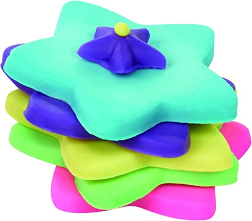 Image of Aditi Toys Clay Dough for Kids Creatives Modelling Dough with 6 Set of Clay, 1 Roller, 2 Gift Toys, 3 Shape Cutter Clay for Craft, Safe Clay Set Moudling Toys for Children, BIS Approved, 30g Each