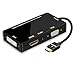 Price comparison product image HDMI Adapter, HDMI to VGA DVI HDMI Synchronous Display 1080P HDMI DVI VGA Audio 4 in 1 Video Converter