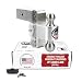 Weigh Safe LTB6-3, 6" Drop 180 Hitch w/ 3" Shank/Shaft, Adjustable Aluminum Trailer Hitch & Ball Mount, Stainless Steel Combo Ball (2" & 2-5/16") and a Double-pin Key Lock