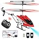 IEEILULU Helikopter ferngesteuert, RC Hubschrauber, 2.4G Hubschrauber Ferngesteuert mit LED-Licht, RC Heli mit Schwebefunktion, Indoor Spielzeug Geschenk für Jungen Mädchen Erwachsene (Rot)