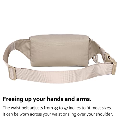 Image of 521s Small Fanny Pack Fashion Waist Bag Cute for Women, Khaki