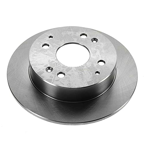Image of TRQ Rear Brake Pad and Rotor Set Semi Metallic