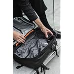 Vortex Vacuum Seal Travel Backpack 60L Expandable Air Compression System Water Resistant TSA Lock Carry-On Suitcase Luggage Black AERO - Vacuum Pump Included - Image 2