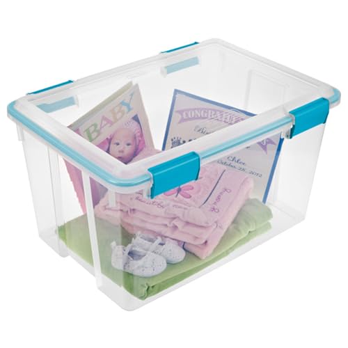 Sterilite 19344304 54 Qt Gasket Box, Stackable Storage Bin thumb #8