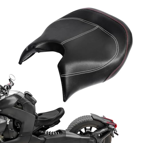 Hutexico Rider Driver Seat for Can-Am Ryker, Wide and High Driver Comfort Seat Compatible with Can-Am Ryker 600 900 Sport Rally Edition 2019-2024 (Black)