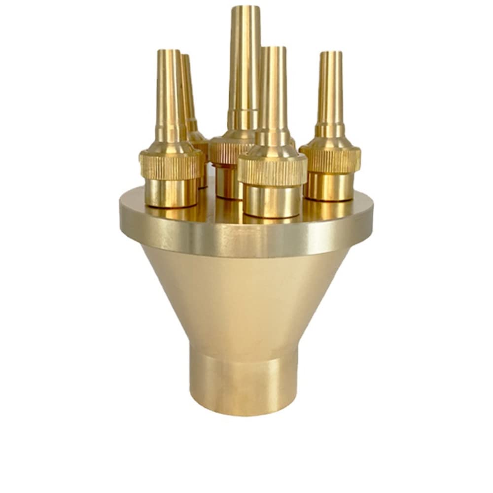 Set Completo di Accessori per ugelli per Fontana in Ottone, (Double Glory 1")