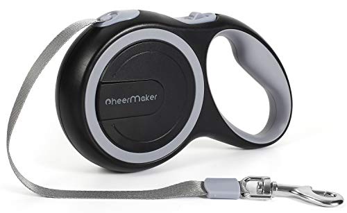 CheerMaker Retractable Dog Leash,360° Tangle-Free Heavy Duty Dog Walking Leash with 26ft Strong