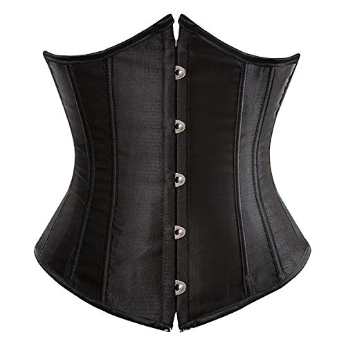 Womens Underbust Corset Tops Adjustable Trendy Shapewear Lingerie Halloween Costumes Outfit Clothes
