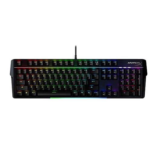 HyperX Alloy MKW100 - Mechnical Gaming Keyboard (US Layout), Modelo: 4P5E1AA#ABA, Cor: Preto