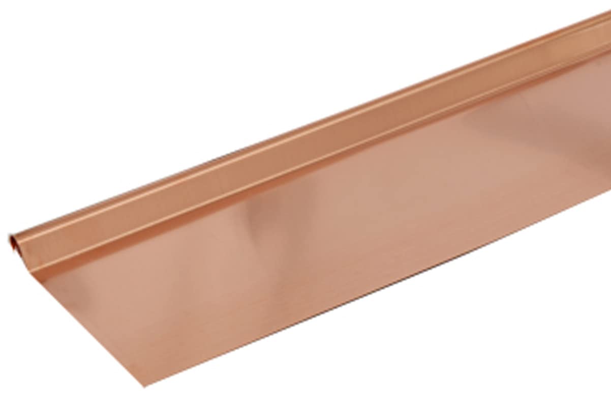 Bande de rive astragale cuivre toiture zinguerie dimension 250 mm long 2m