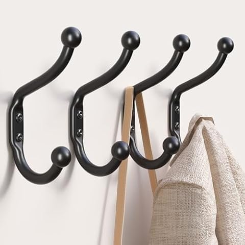 Heavy Duty Wall Hooks for Coats Cover