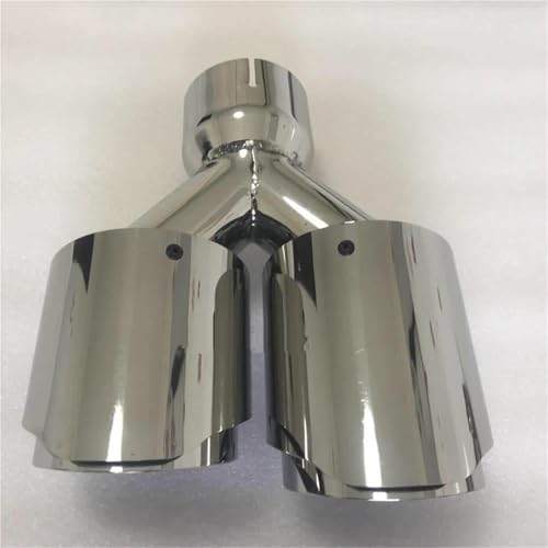 Silenciador de escape de coche en acero inoxidable premium con salida de 76 mm para modificación