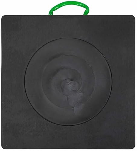 Miniatura 16 de Mytee Products Paquete de 4 almohadillas de refuerzo medianas de 24 x 24 pulgadas y 1.5 pulgadas, color negro para grúa, camión de auxilio, remolque