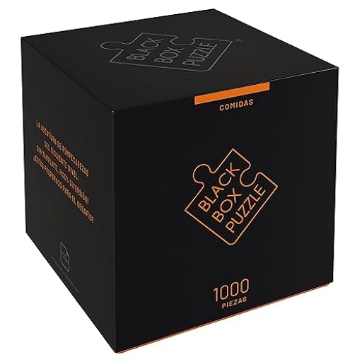 Misu Black Box Puzzle 1000 Piezas - Rompecabezas Adultos, Puzzles para Adultos, Desafío de Entretenimiento para la Mente - Comidas - Edición 2022 | Ya disponible en tu tienda friki favorita! En mundofriki.es!