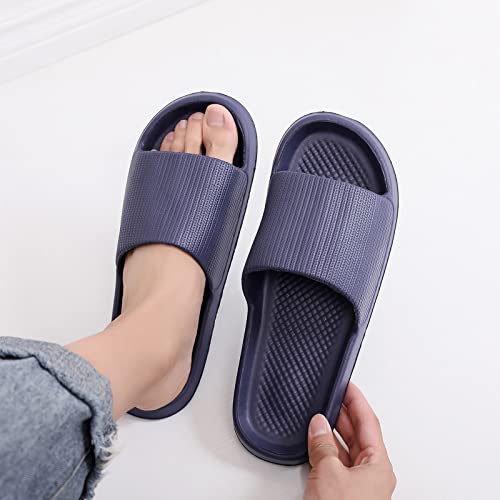 Mens Indoor Shower Slippers Open Toe Thick EVA Sole Lightweight Comfort Sandals Quick Drying Summer Home Slides3