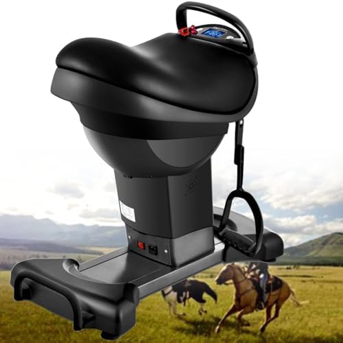 Electric Horse Riding Machine - Abdominal Workout Trainer, Indoor Gym Exercise Equipment for Core Strength & Cardio, Perfect for Home Fitness (Black)