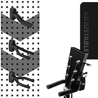 KEPLIN Lot de 2 crochets muraux pour guitare – Support de fixation pour toutes les guitares électriques et acoustiques & basses – Avec vis et médiator de guitare – Support éponge rembourré et réglable - Les Beatles, Paul McCartney, John Lennon, RIngo Starr, George Harrison KEPLIN Lot de 2 crochets muraux pour guitare - Support de fixation pour toutes les guitares électriques et acoustiques & basses - Avec vis et médiator de guitare - Support éponge rembourré et réglable – Image 6