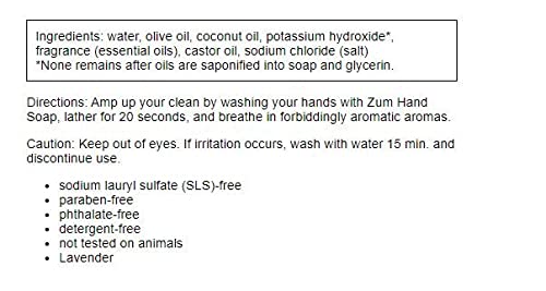ZUM Lavender Hand Soap, 12 FZ
